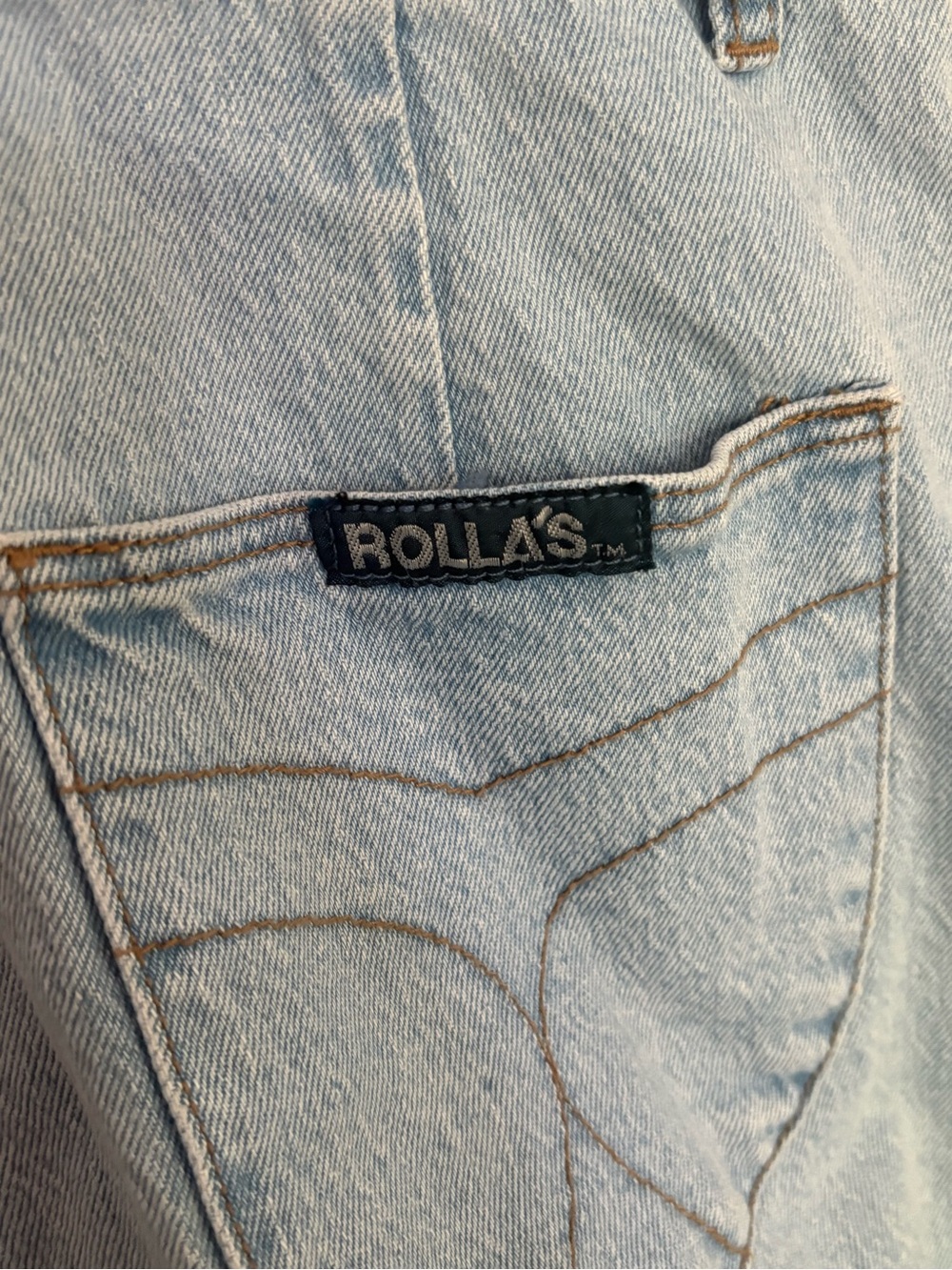Rolla’s Sailor Romper in Luna Light Blue Vintage Denim Size Medium - Picture 10 of 14